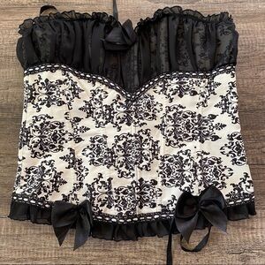 Women’s Vaacodor Boned Lace Up Corset Size L
